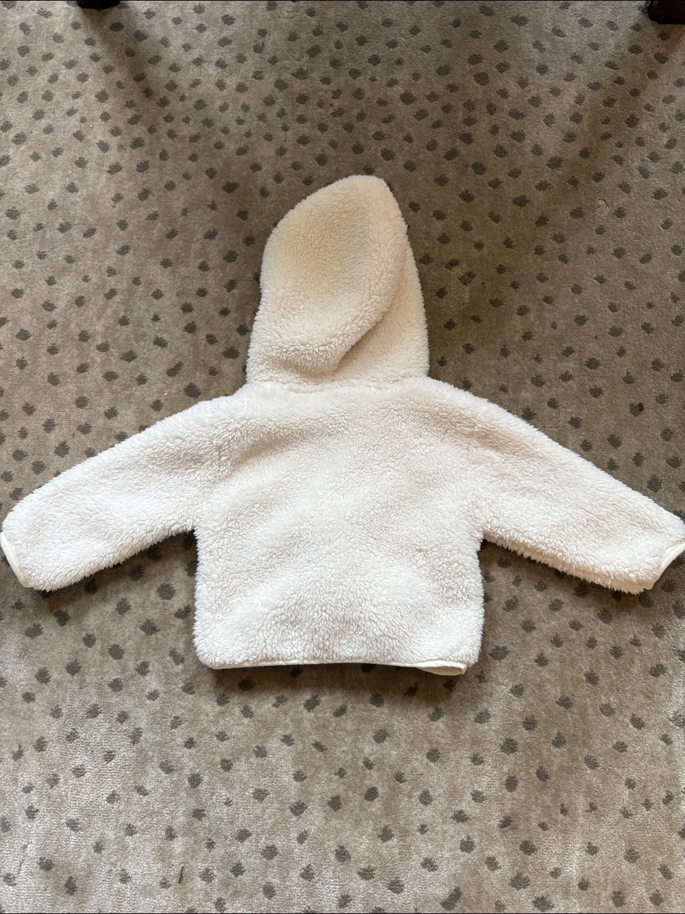 Nike Sherpa fleece zip up coat size 12 months